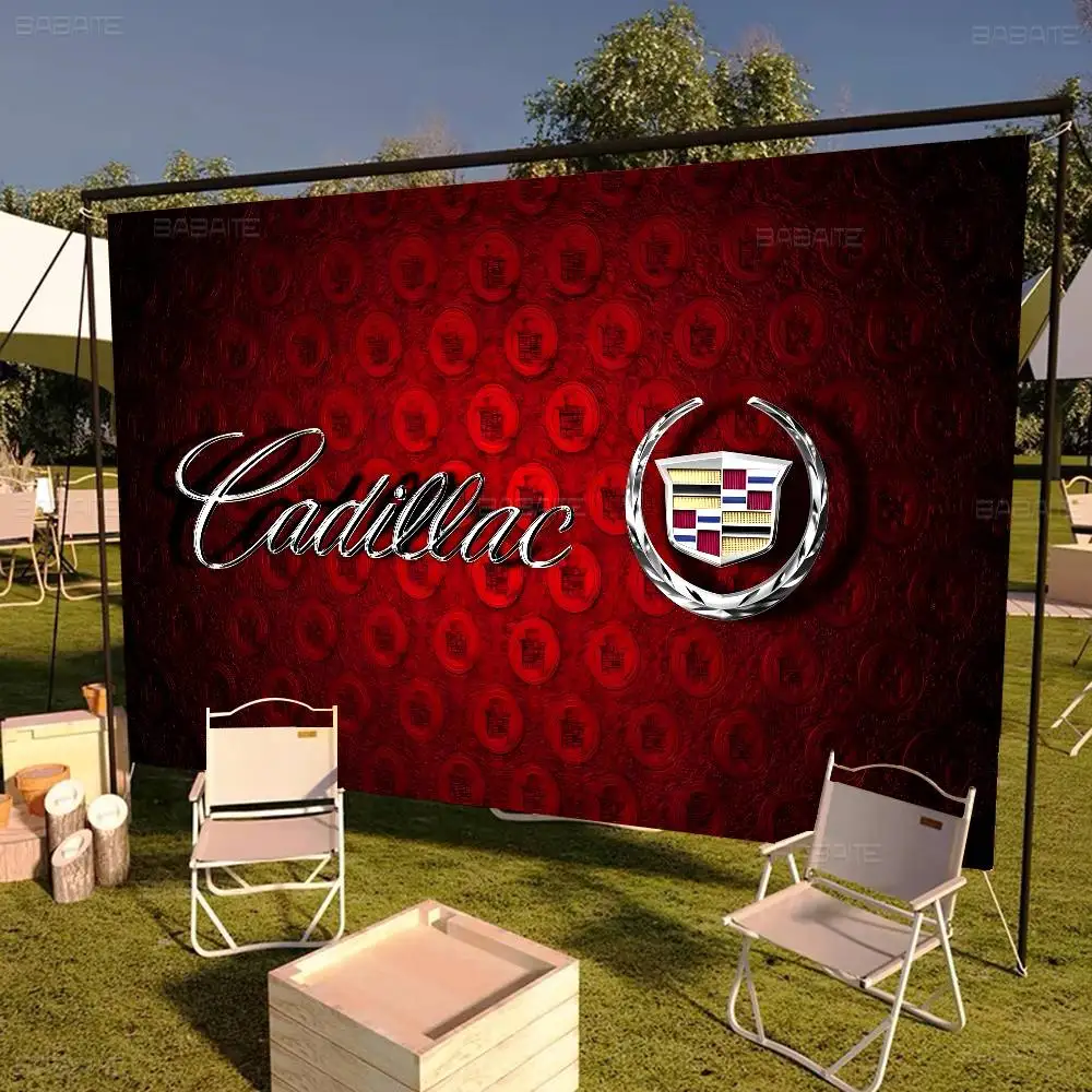 C-Cadillac Car Advanced Printing Commercial Advertising Flag Company Party Banner