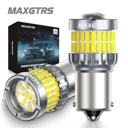 2x S25 P21W BA15S LED Canbus 1156 7440 W21W LED Bulbs T20 Car Tail Lights White Yellow Brake Lights Turn Signal Reverse Lamp DRL