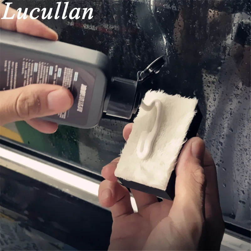 Customized Logo Car Windshield Oil Film Removal Tools Long Wool Self-suction To Eliminates Coatings More Efficient