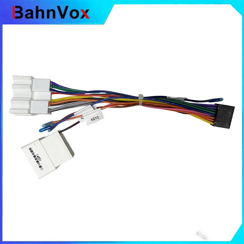 Car Radio Wire Harness Power Adapter For Mitsubishi Pajero Sport V73 2013 22P Android Video GPS Multimedia ISO Cable Connector