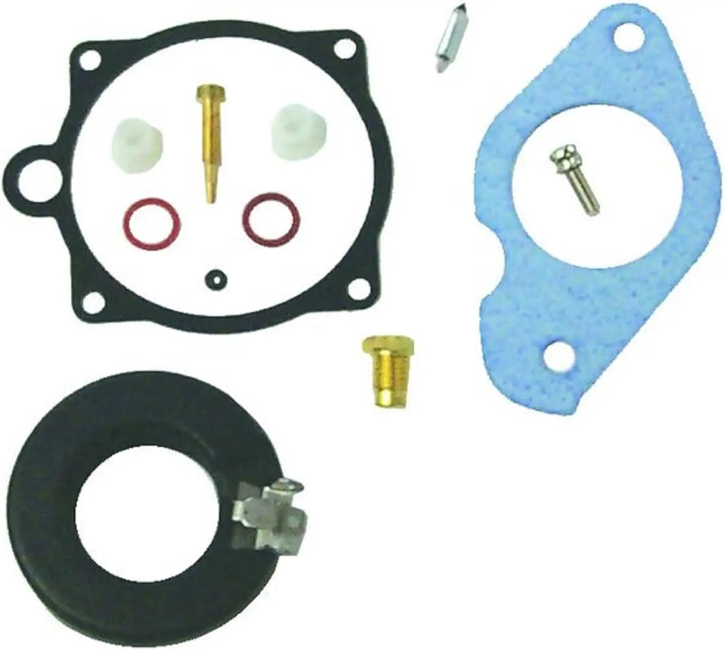 689-W0093-02-00 Carburetor Rebuild Kit Replacement for Yamaha Mariner Outboard 25 30 HP C25 C30 CV25 CV30 Boat Motor   84456M