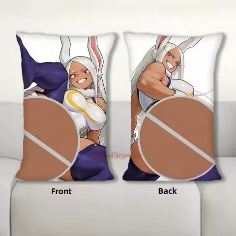 Dakimakura Anime Rumi Usagiyama Mirko Body Pillow Cover Sofa Cushion Double-side Print Throw Pillow Case 40X60cm