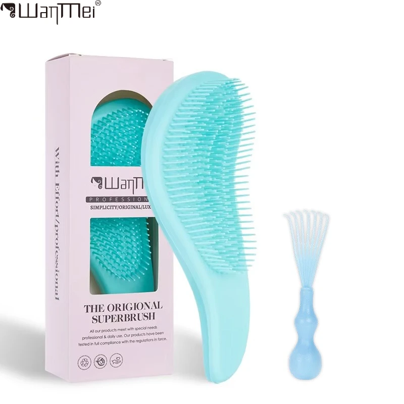 Detangling Hair Brush Anti‑Static Massage Hair Comb No Pain Tangle Free Hairbrush For Wet Dry Curly Thick Hair With Gift Box