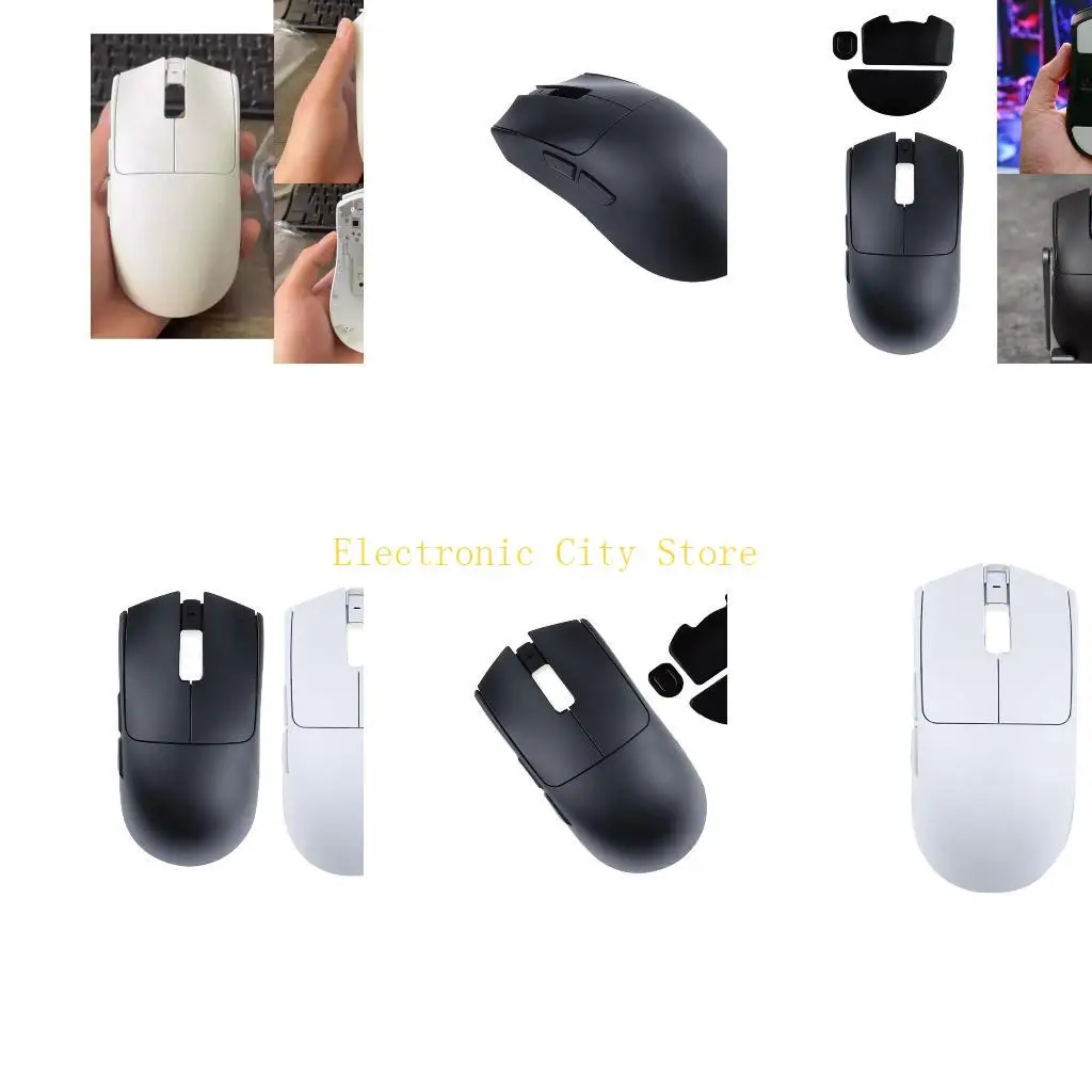 

Ergonomic Mouse Top Shell Cover Replacement Smooth Glides Feet For Game Mosue HU8D