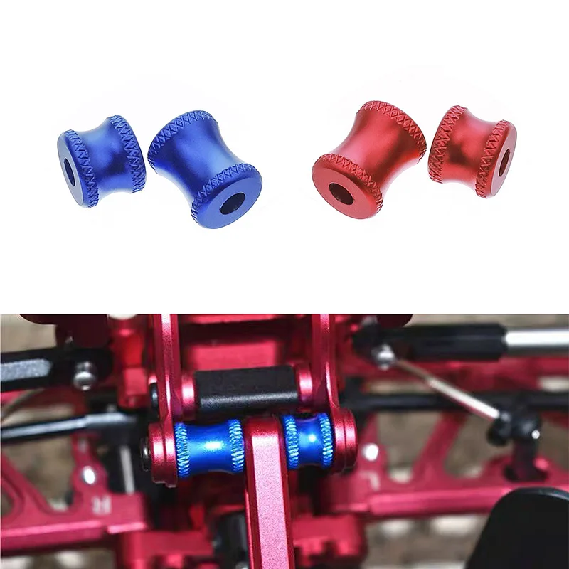 Upgrade CNC Aluminum Collar/Bushing for Rear Chassis Brace - Fit ARRMA 1/8 6S Kraton Talion Notorious Outcast RC Car Parts