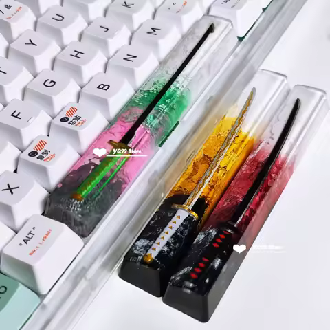 1pc 6.25u Resin Keycap Japan Anime DIY Custom Artisan Spacebar Keycaps for Cherry Mx Switch Mechanical Gaming Keyboard Keycap
