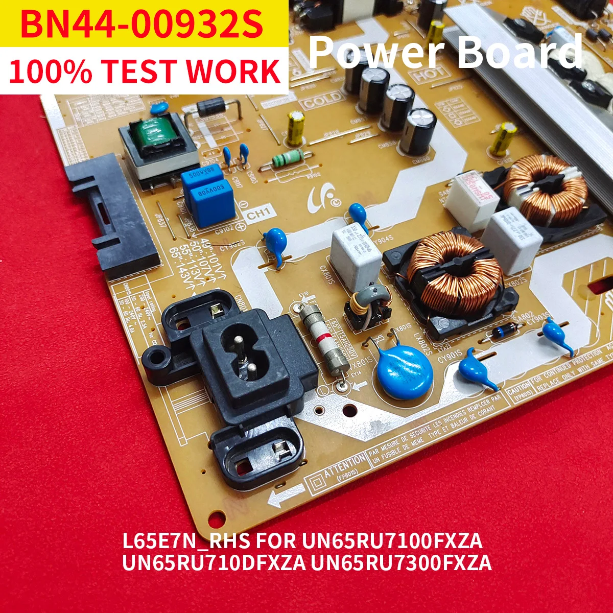 

Power Supply Board BN44-00932M BN44-00932 L65E8N_RHS For UN65RU800DFXZA UN65RU8000F QN65Q60RAFXZA LCD TV Parts