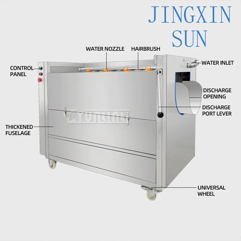 Commercial Potato Peeling Machine Automatic Potatos Peeling Quick Cleaning Machine