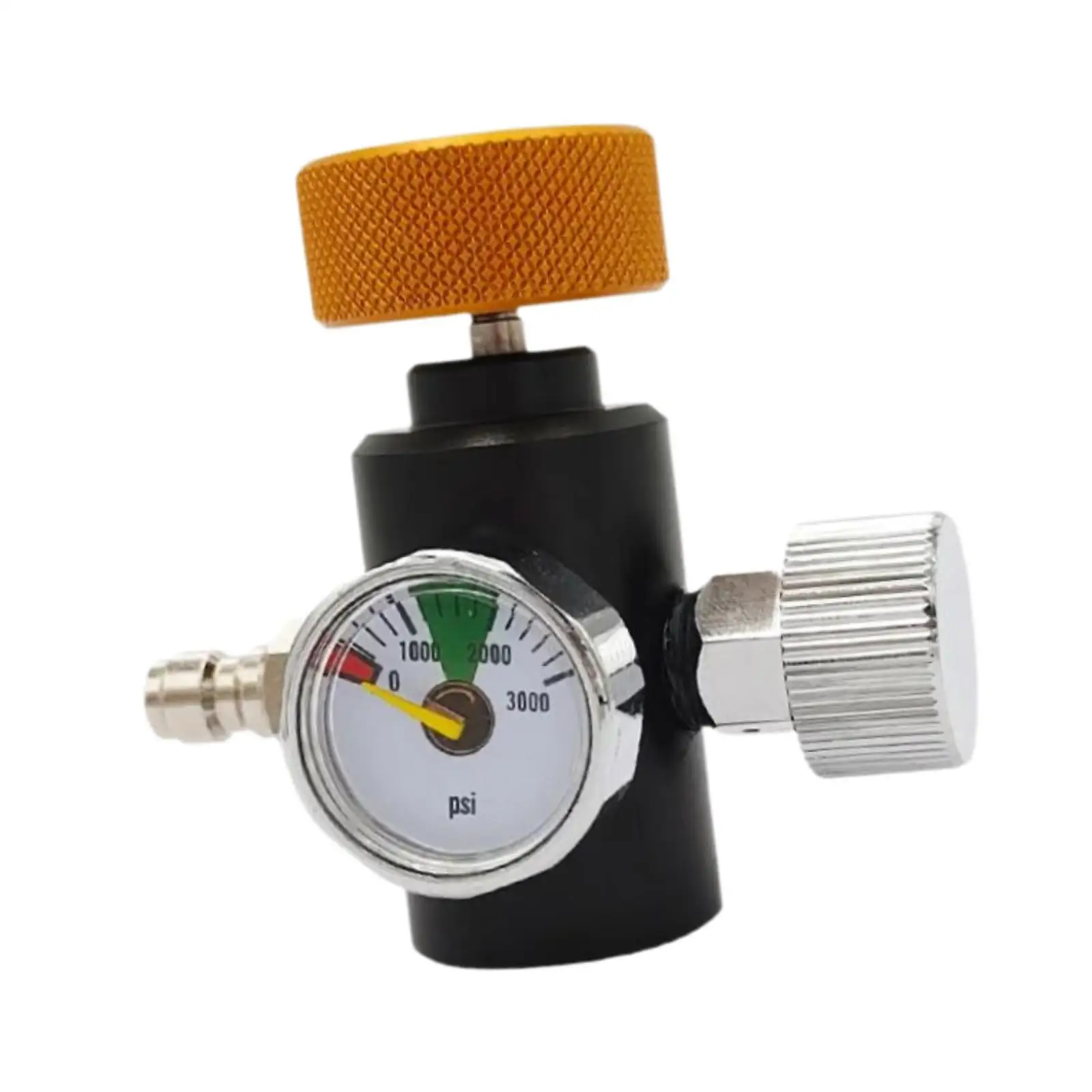 Aluminum Alloy Sodawater Refill Adapter for Soda Machine CO2 Cylinder with Tr21-4 Thread and Quick Connect