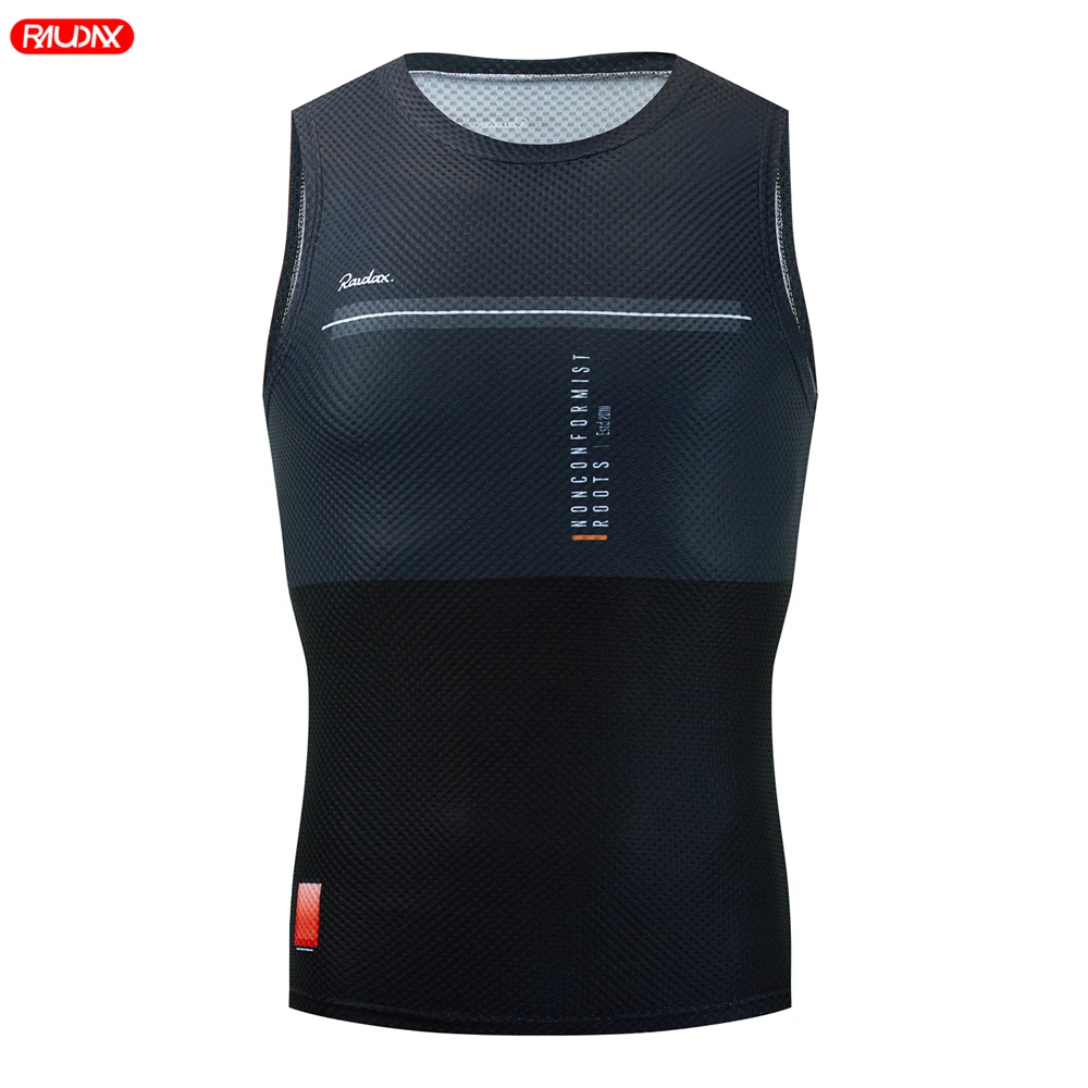 RAUDAX 2024 Cycling Base Layer Vest Sleeveless Quick Dry Cycling Running Mtb Vest Sleeveless Base Layer Sports Shirts