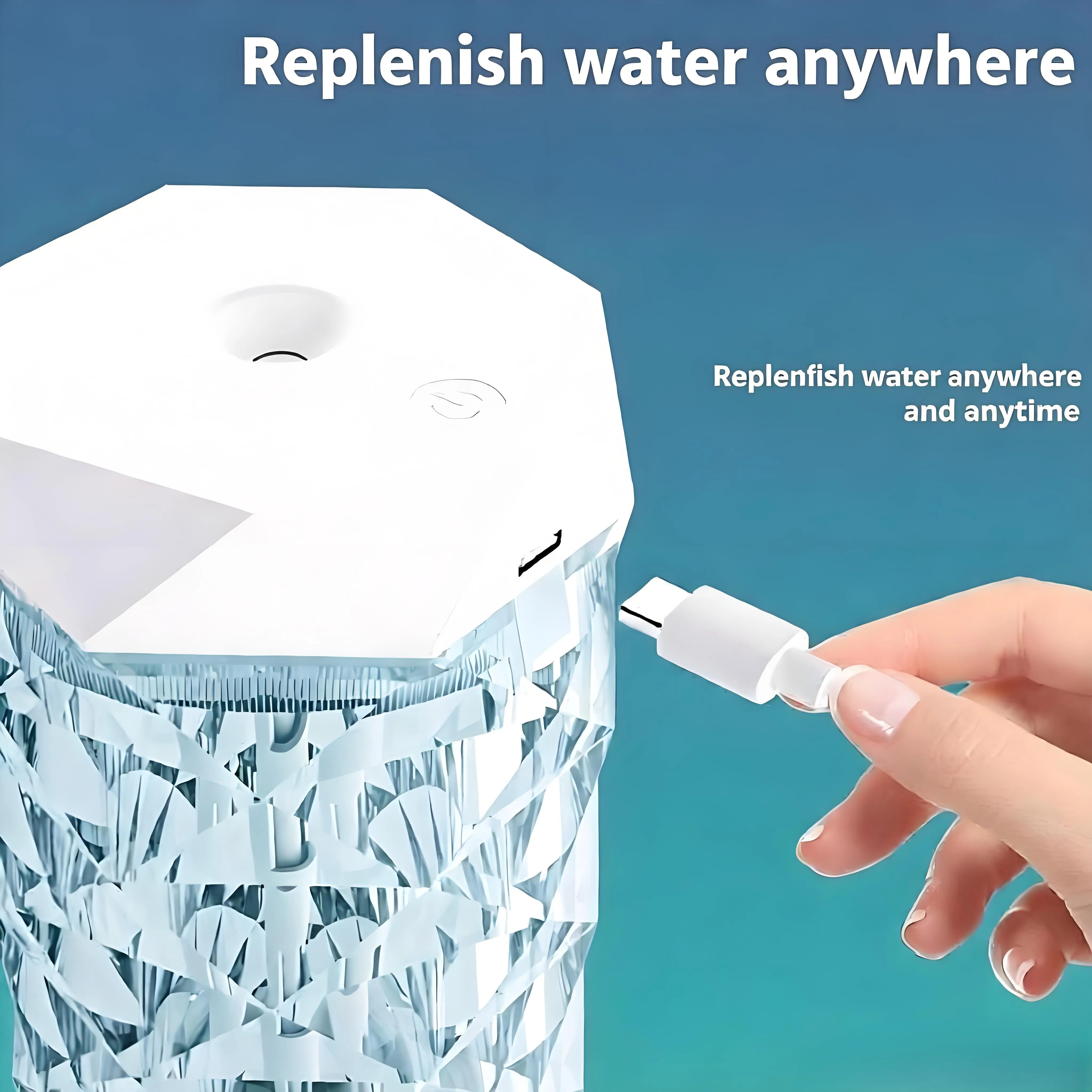New Transparent Colorful Home Bedroom Multi Scene Humidifier