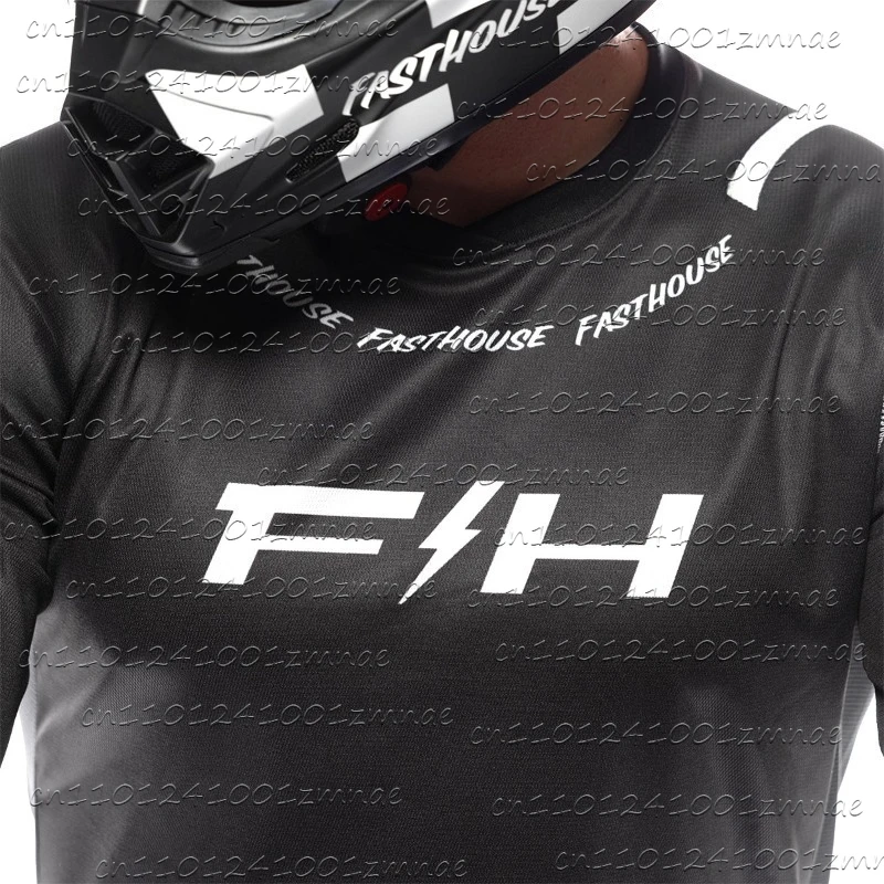 

25 Elrod Nitro Jersey Off Road Jersey Racing Cycling Outdoor Fast Drying Men's Short Sleeved Motorcycle Racing Team Racing Shirt