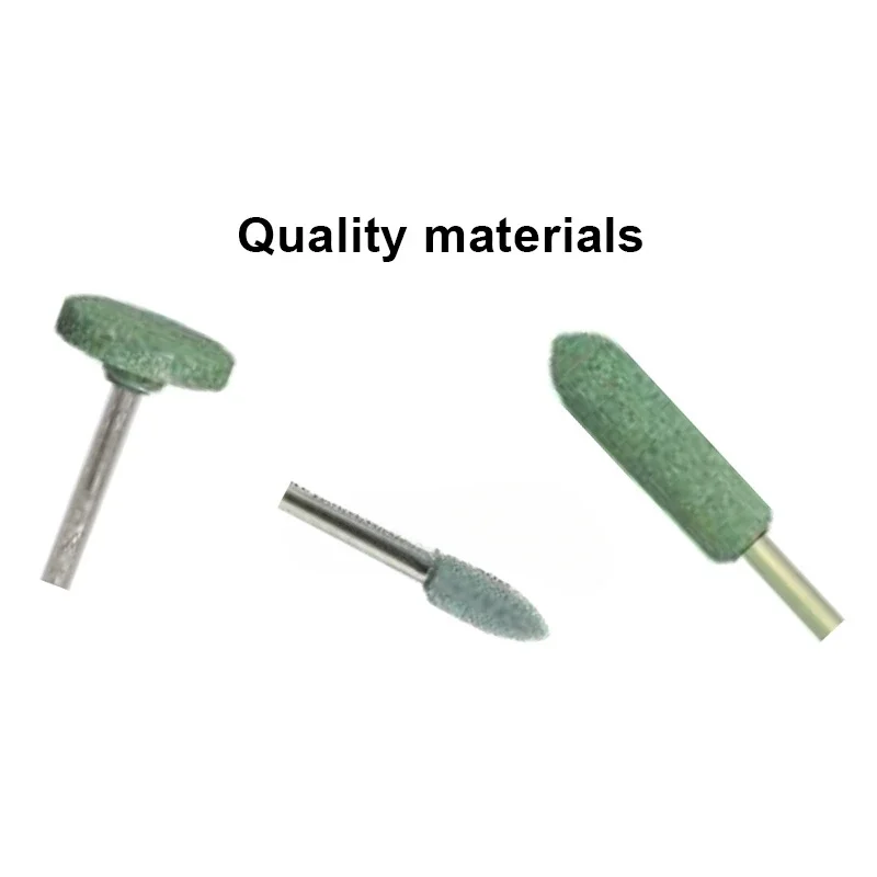 100pcs/set Dentals Mounted Stone Grinders Gravel Burs Green Stone Contour Ceramics Dentals Instrument