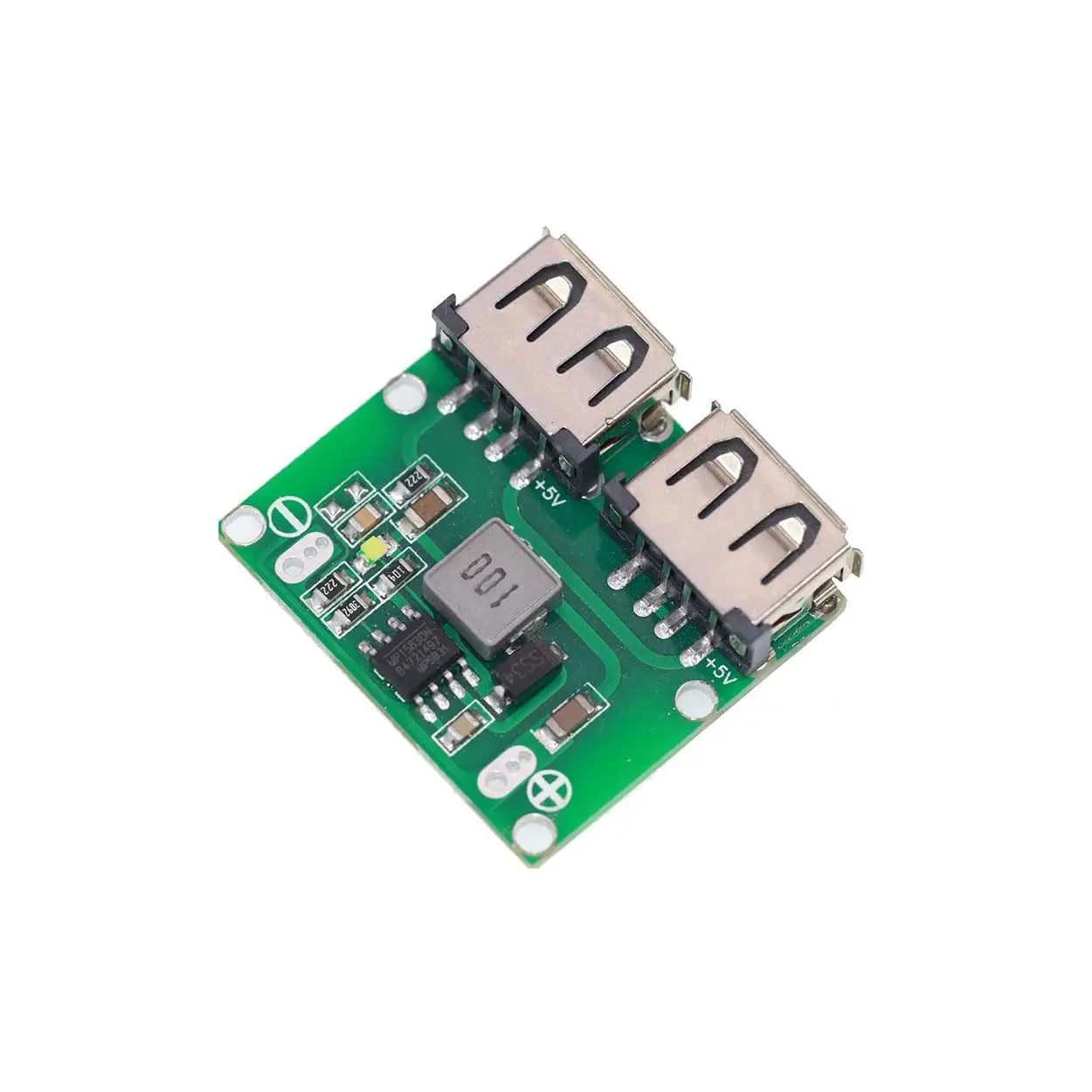 1PCS 9V 12V 24V a 5V Doppia Uscita USB Buck Scheda di Tensione USB DC-DC Tensione Buck Regolatore Step Imbottiture Modulo di Alimentazione