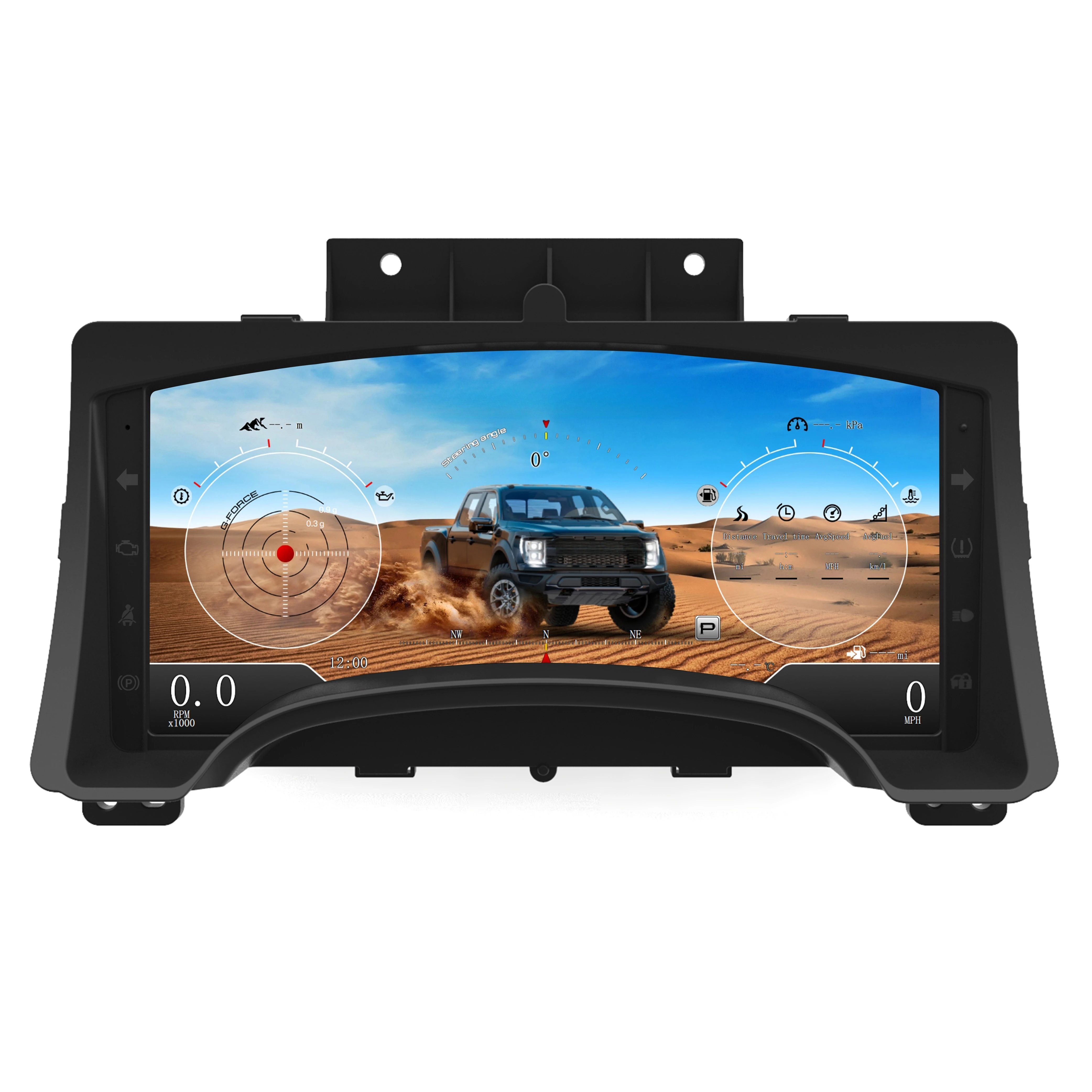 12.3'' Digital LCD Instrument Dash Screen Cluster For Ford F150 2008-2014 LCD Dashboard Display