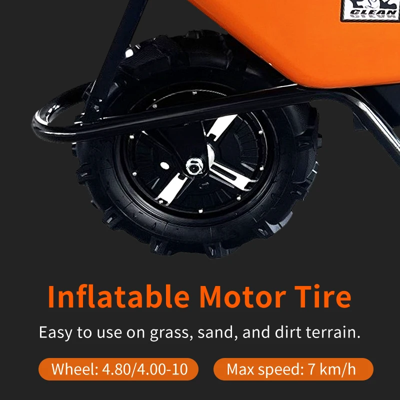 الدراجة الهوائية الأحادية العجلة الكهربائية، شاحنة قلابة متعددة الوظائف بقدرة 500 وات، سعة 330 رطل، عربة الفناء، والشاحنة المزرعة في الحديقة