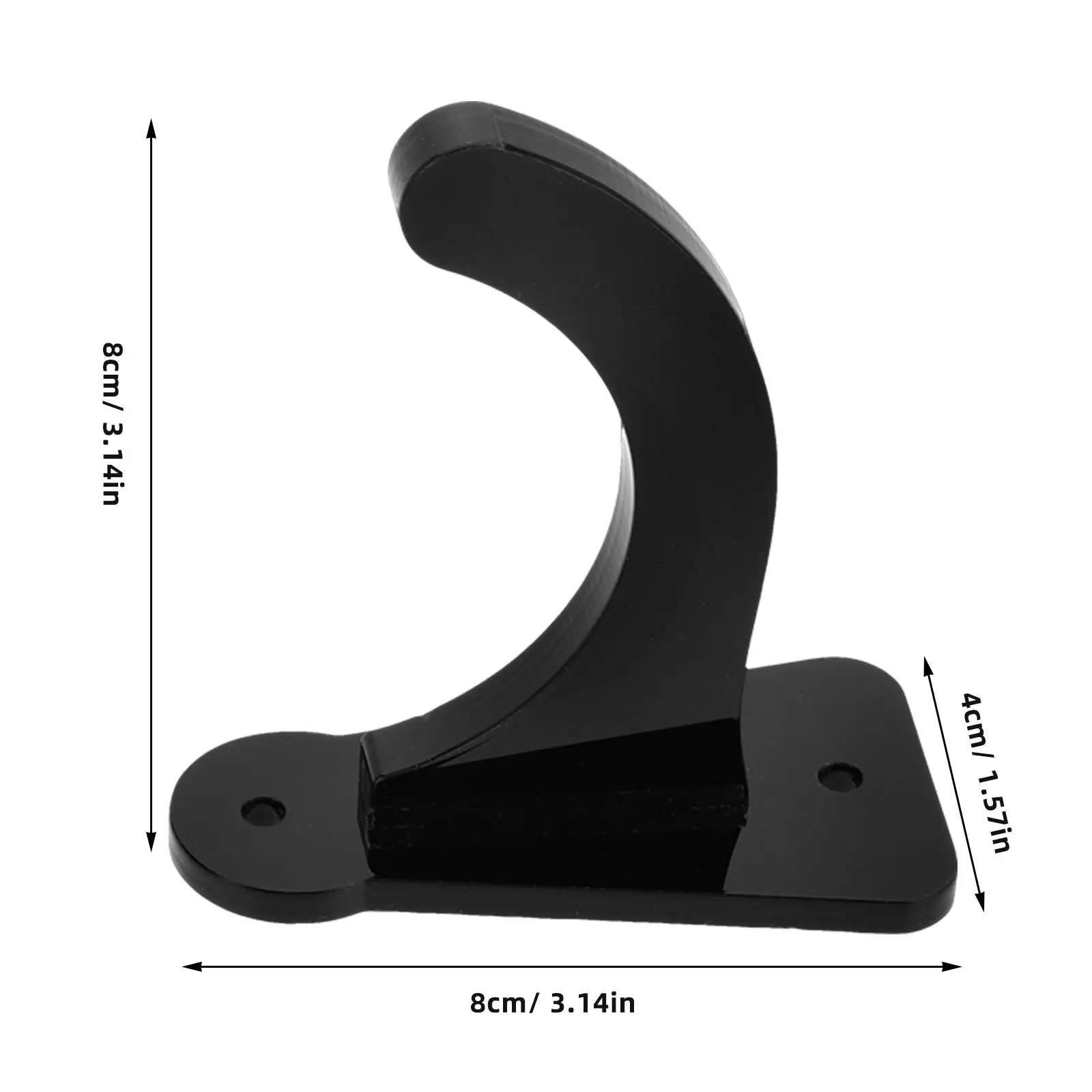 Baseball Bat Wall Mount Holder Pair Horizontal Display Rack Storage Hooks for Bedroom Game Room Softball