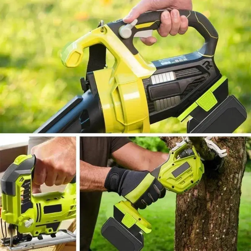 Q6PA Tool Battery Adapter with USB Output Release Latches for 18/20V Power Tool