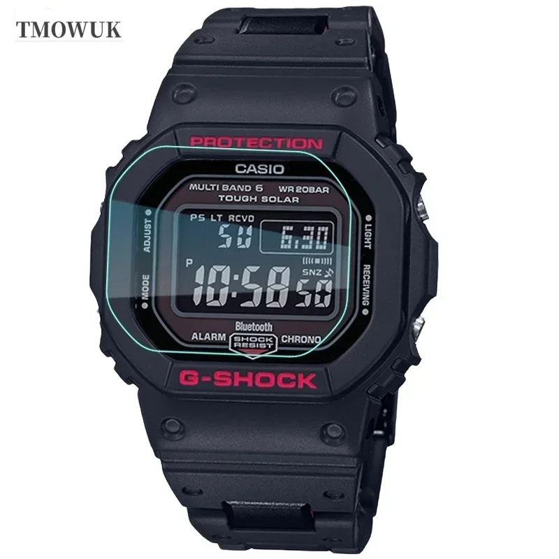 For Casio DW-5035 DW 5600 GW-B5600 GW M5600 Curved Edge Tempered Glass, Perfect Fit Around Watch Corners And Sides.