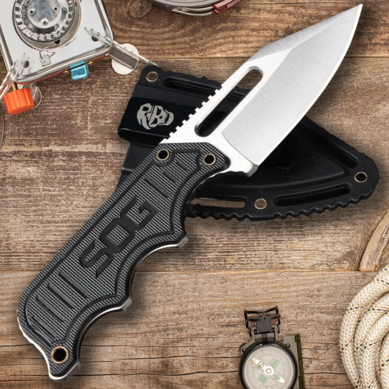 Small Fixed Blade Knife Tactical Pocket Knife, Ideal for Mountaineering, Exploration, Rescue, Camping, EDC -Perfect Gift for Men