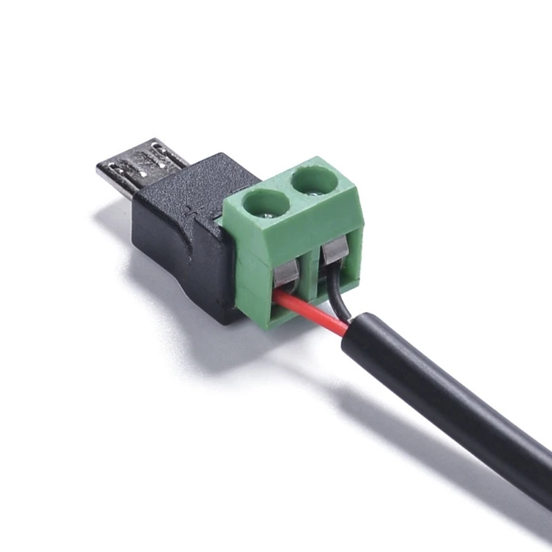 موصل Micro USB تجنب سدادات اللحام Micro USB 2Pin Terminal 5V موصلات شحن للهواتف والأجهزة اللوحية
