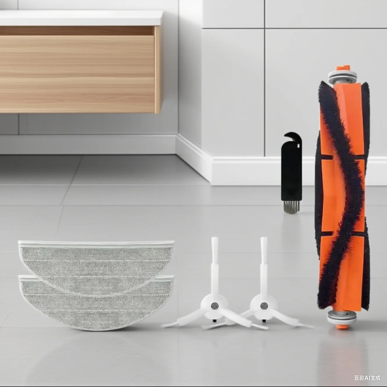 Roller Brush+Mop Cl…