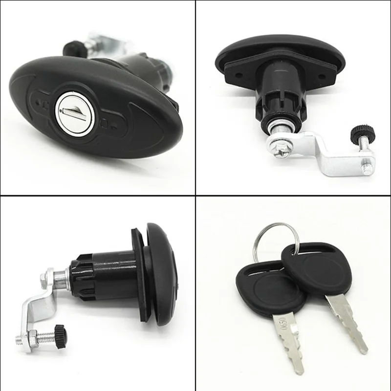 

Compact RV Accessories Nylon Plastic Cabin Door Lock with Hatch Lock for Camper RV Caravan Kitchen Storage Door Lock Cylinders