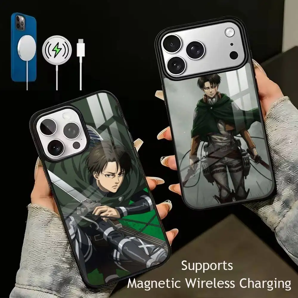 capa-para-iphone-18-17-16-15-14-13-12-11-plus-pro-com-design-de-levi-ackerman-de-attack-on-titan-compativel-com-carregamento-sem-fio-magnetico