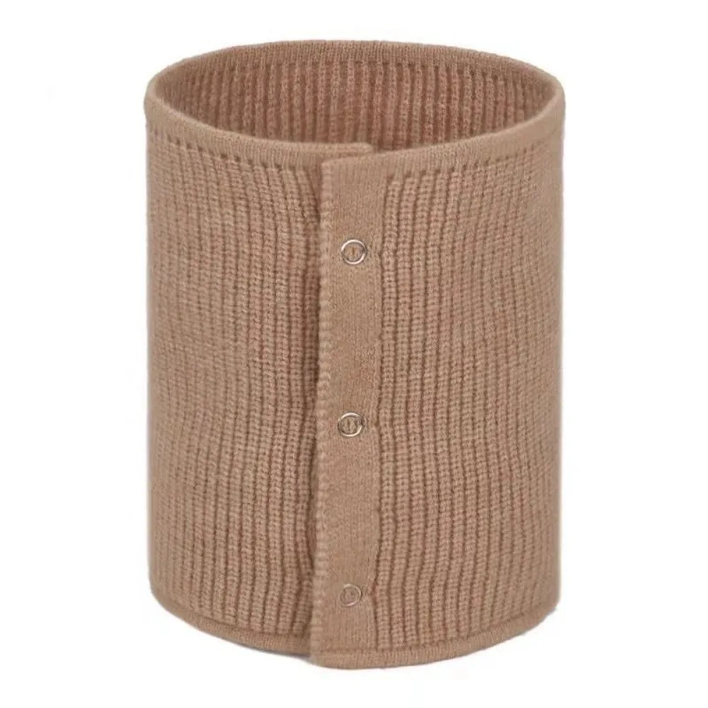 Nuevo Calentador de cuello a prueba de viento, bufanda de punto versátil a prueba de frío, pañuelo cálido de Color sólido, Otoño e Invierno