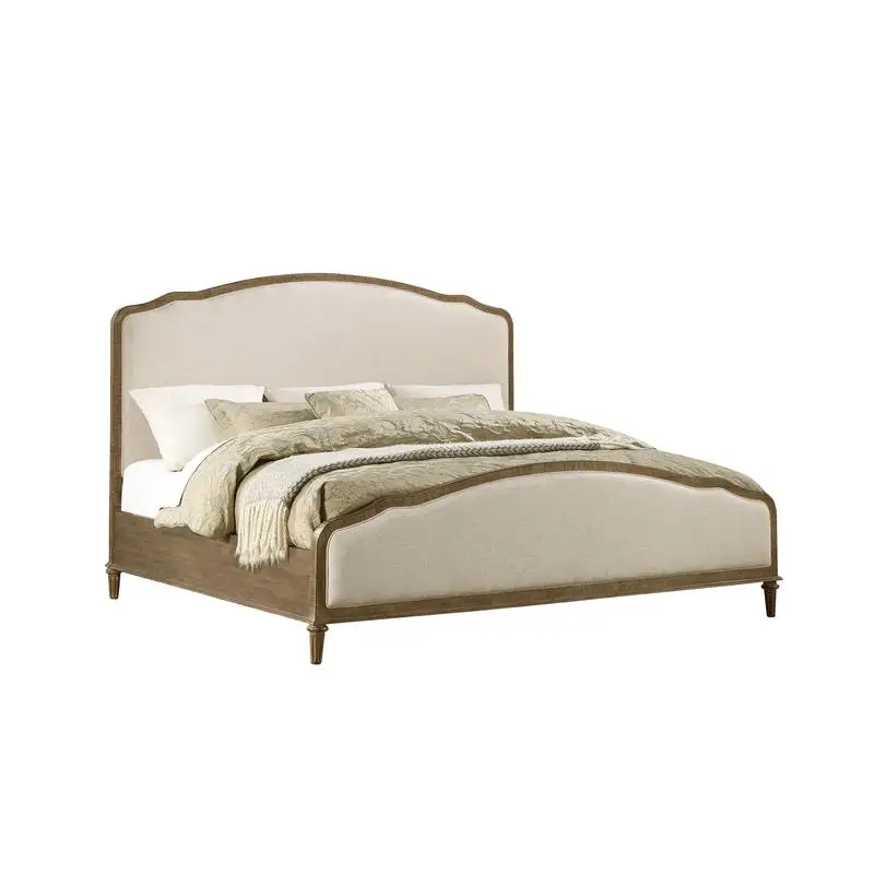 Elegant Brown Upholstered Queen Bed Frame with Soft Padding and Stylish Design for Cozy Bedrooms