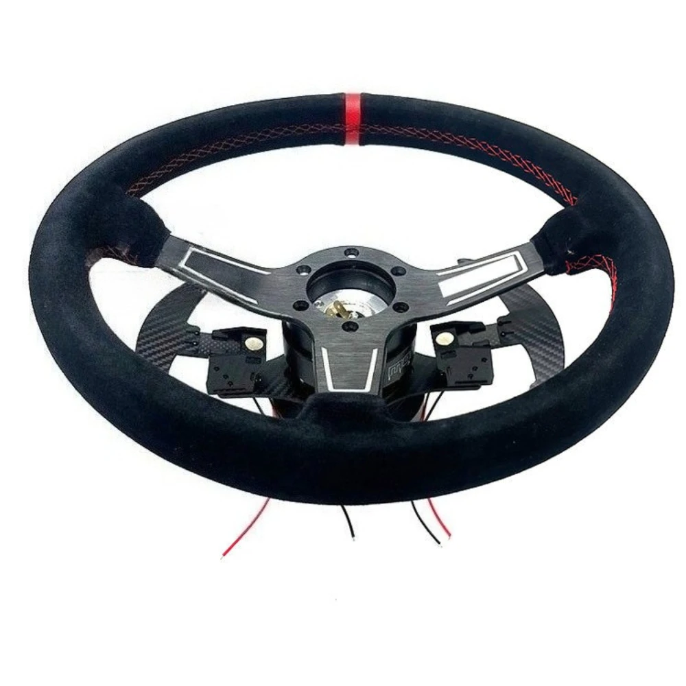 Universal Car Quick Release Steering Wheel Carbon Fiber Paddles with Deep Concave Steering Wheel Shift Paddles