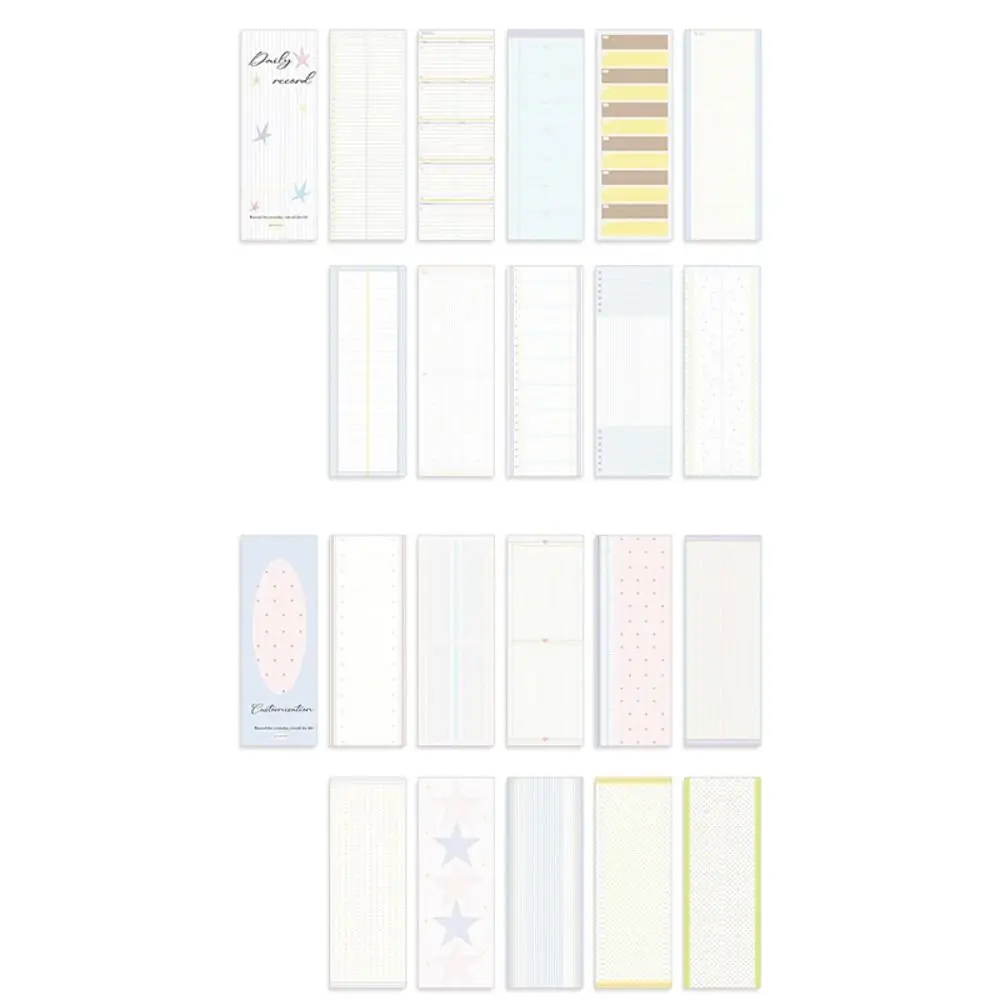 100 шт., разные цвета, длинная полоска, блокнот, отрывной неклейкий блокнот, бумага для рукоделия, подарок