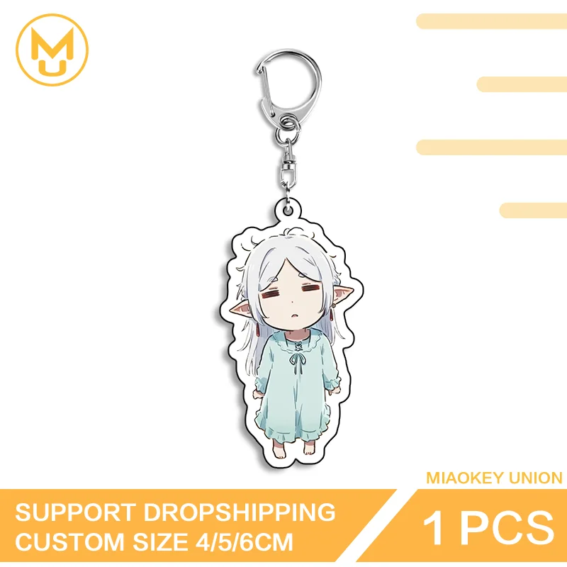 Kawaii Frieren Exclusive Design Elegant Double Sided Acrylic Keyring Fashion Innovative Popular Hot Selling For Daily Use