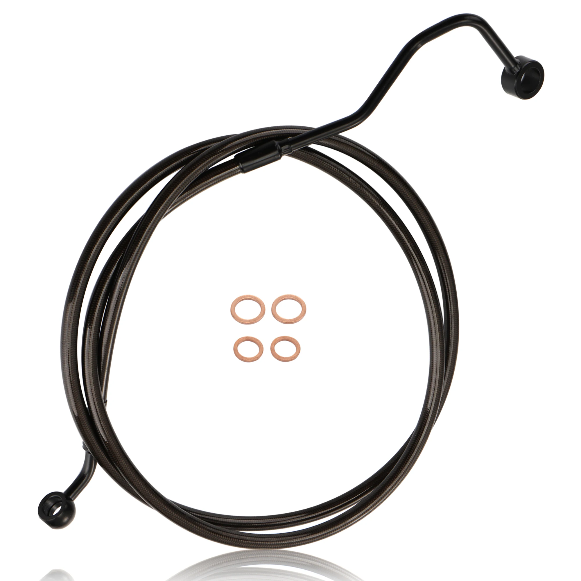

Upper Front Brake Line Oil Hose for Harley 2014-Up Touring Road King FLHR Road Glide FLTR Street Glide Electra Glide with ABS