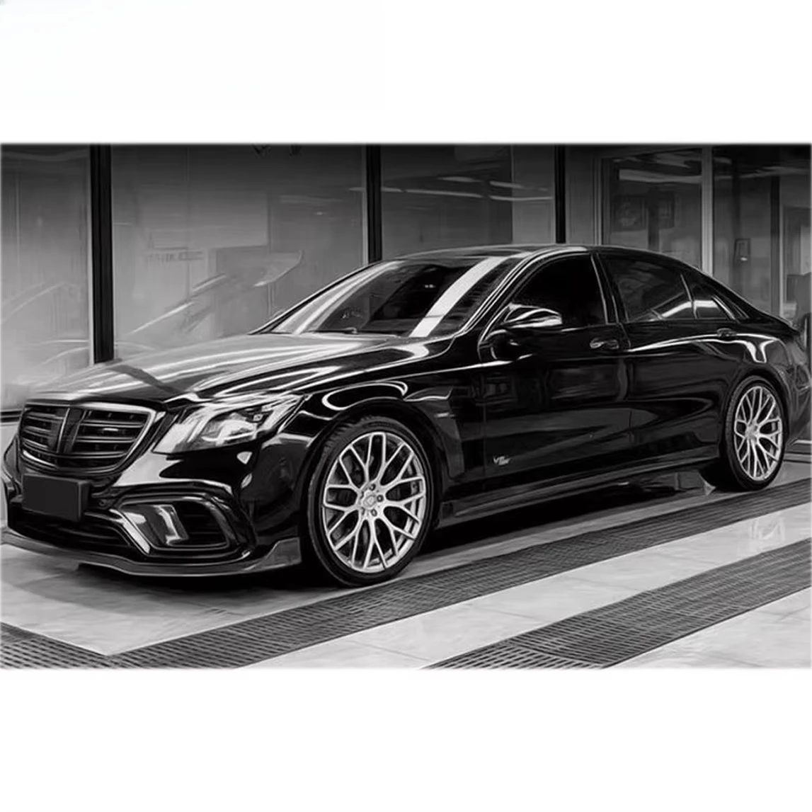 

Комплект кузова Brubus B700 для Mercedes-Benz S-Class W222 2014-2020, обновление гоночного стиля, передний бампер, фара и задний задний фонарь