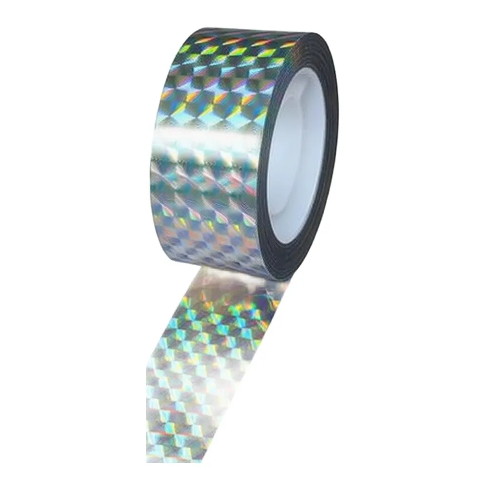 50m Bird Scare Tape Dual-Sided Reflective Construction for Humane Avian Deterrence in Open Field and Enclosed Grow Settings