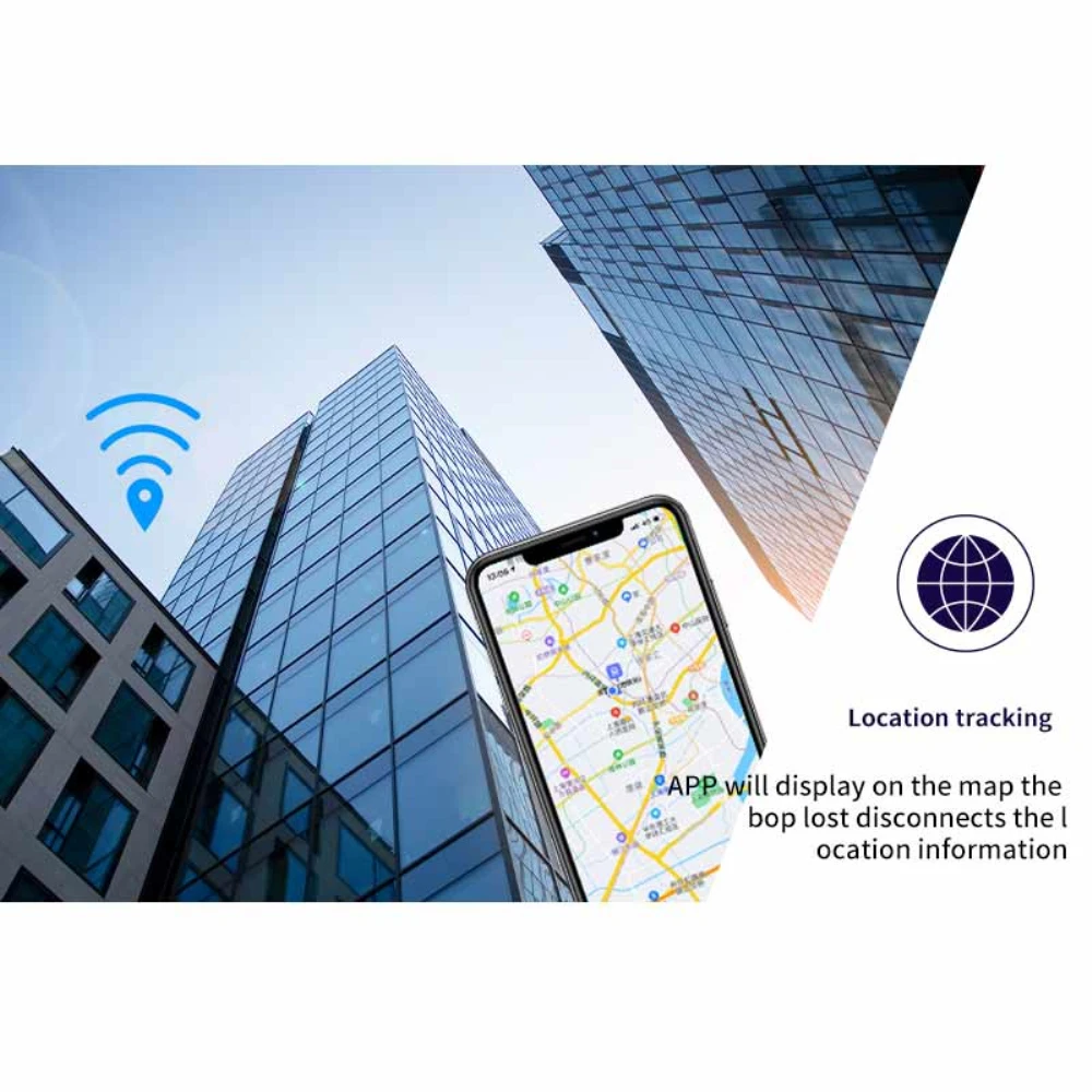 1~8PCS Smart Tracker Black Anti-dropping Waterproof Gps For Pet Dog Cat Keys Wallet Bag Pets Tracker Mini Anti-lost