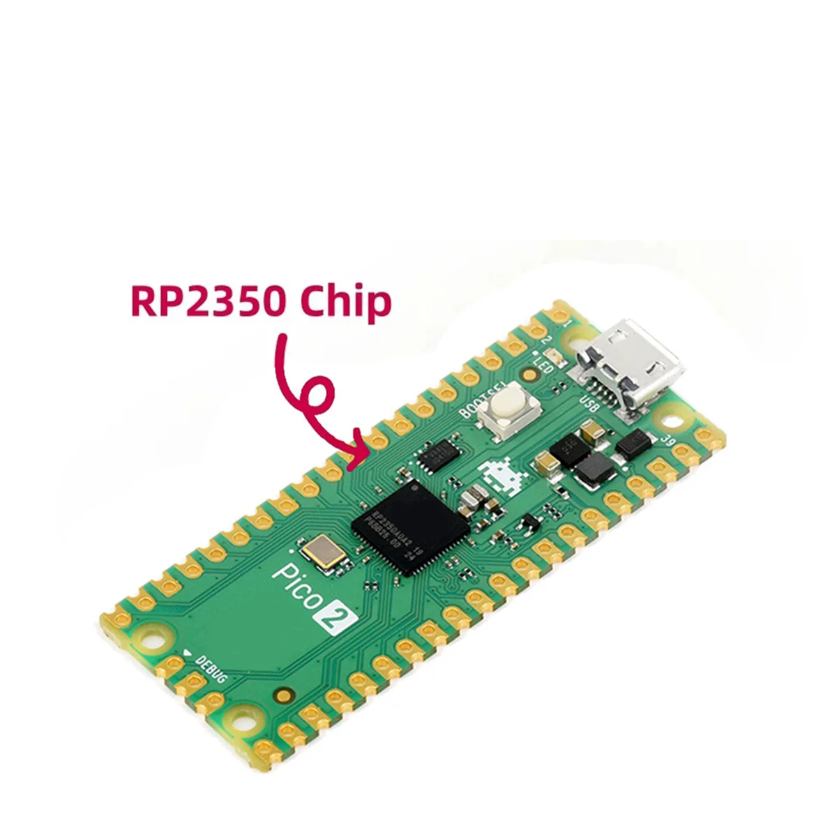 Carte de développement GFR5-pour Raspberry Pi Pico 2-CC, microcontrôleur RP2350