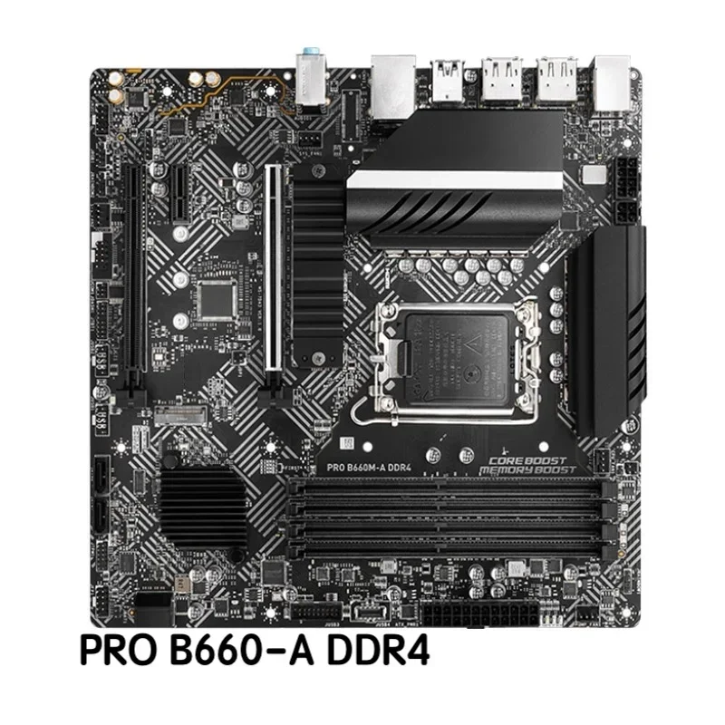 For MSI PRO B660M-A DDR4 Motherboard LGA 1700 DDR4 Mainboard 100% Tested OK Fully Work Free Shipping