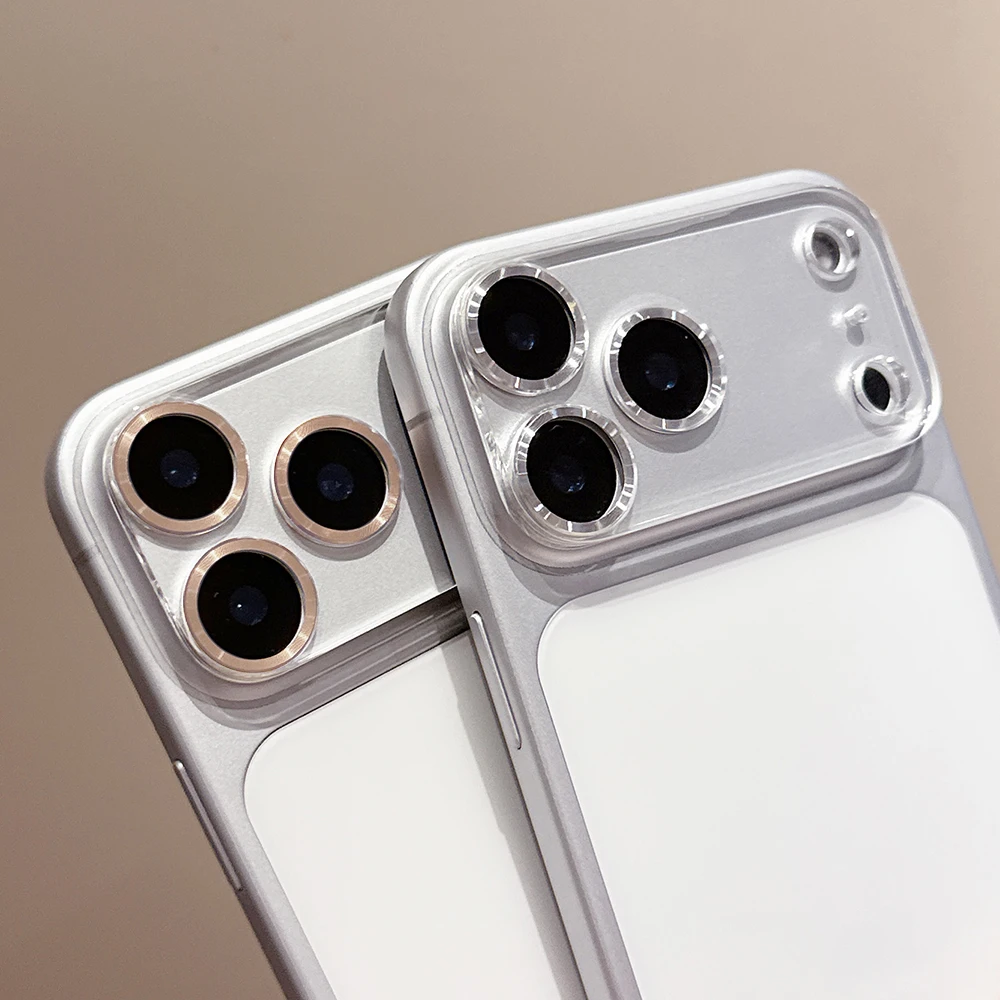 Objektivschutz für iPhone 17 Pro Max 16 15 14 Pro Max Plus 17 Air 13 Mini Kameraobjektiv Metallring Panzerglas Schutzfolie
