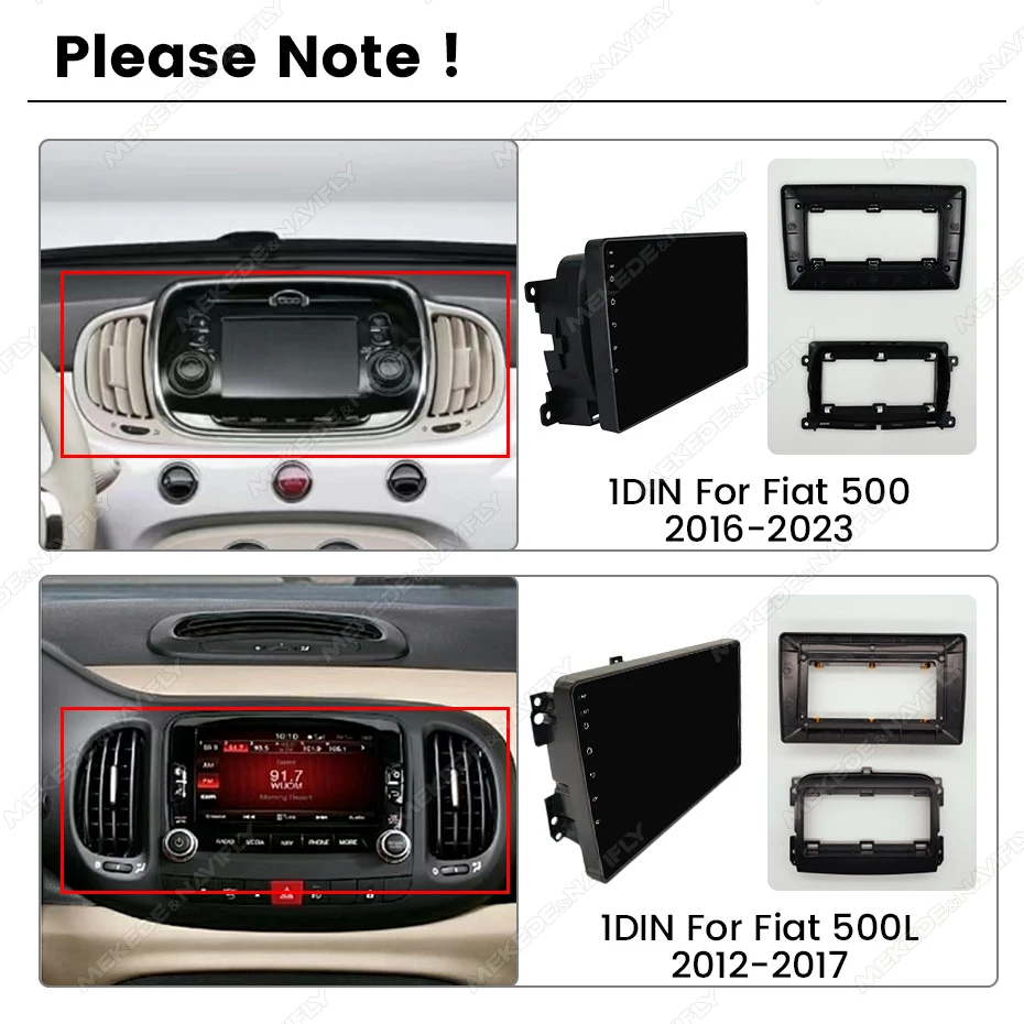 2K QLED Android 14 Carplay Auto Radio For Fiat 500L 2012-2017 500 2016-2023 Multimedia Player GPS Autoradio Navigation 4G RDS BT