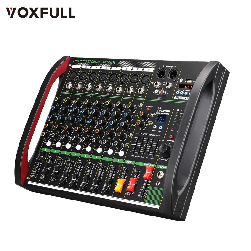 وحدة تحكم خلط الموسيقى الرقمية Voxfull M4، جهاز مزج الصوت الاحترافي