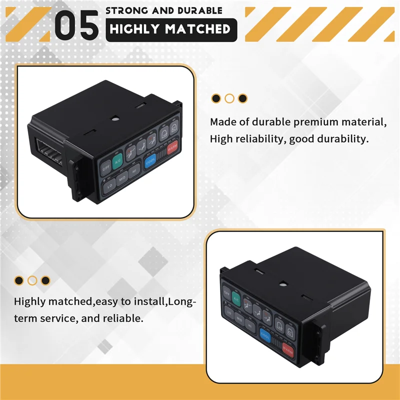 A85E-24V 543-00049 Панель управления кондиционером Контроллер кондиционера для Doosan Daewoo DH225-5 DH220-5 S220-V S225-V