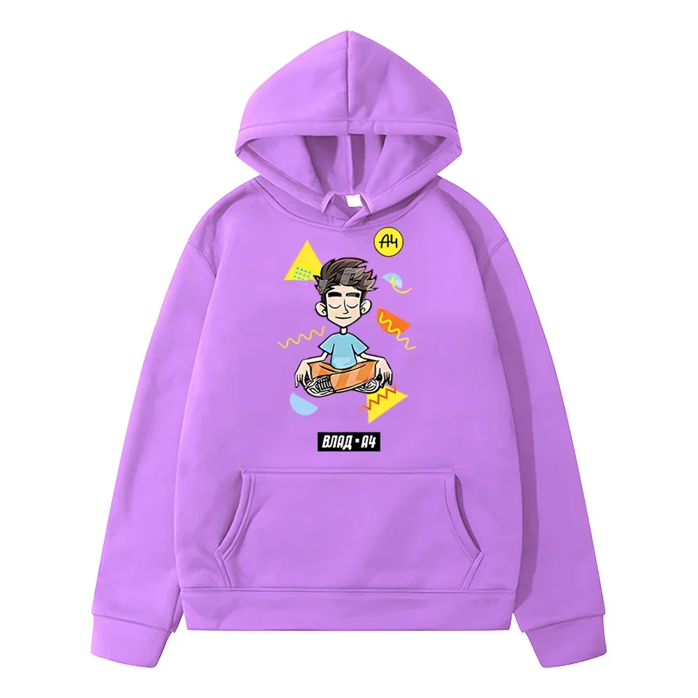 

Merch A4 Children Hoodies Влад a4 Бумага Sweatshirt hoodie Spring Autumn Fleece Pullover y2k sudadera boys clothes kids clothes