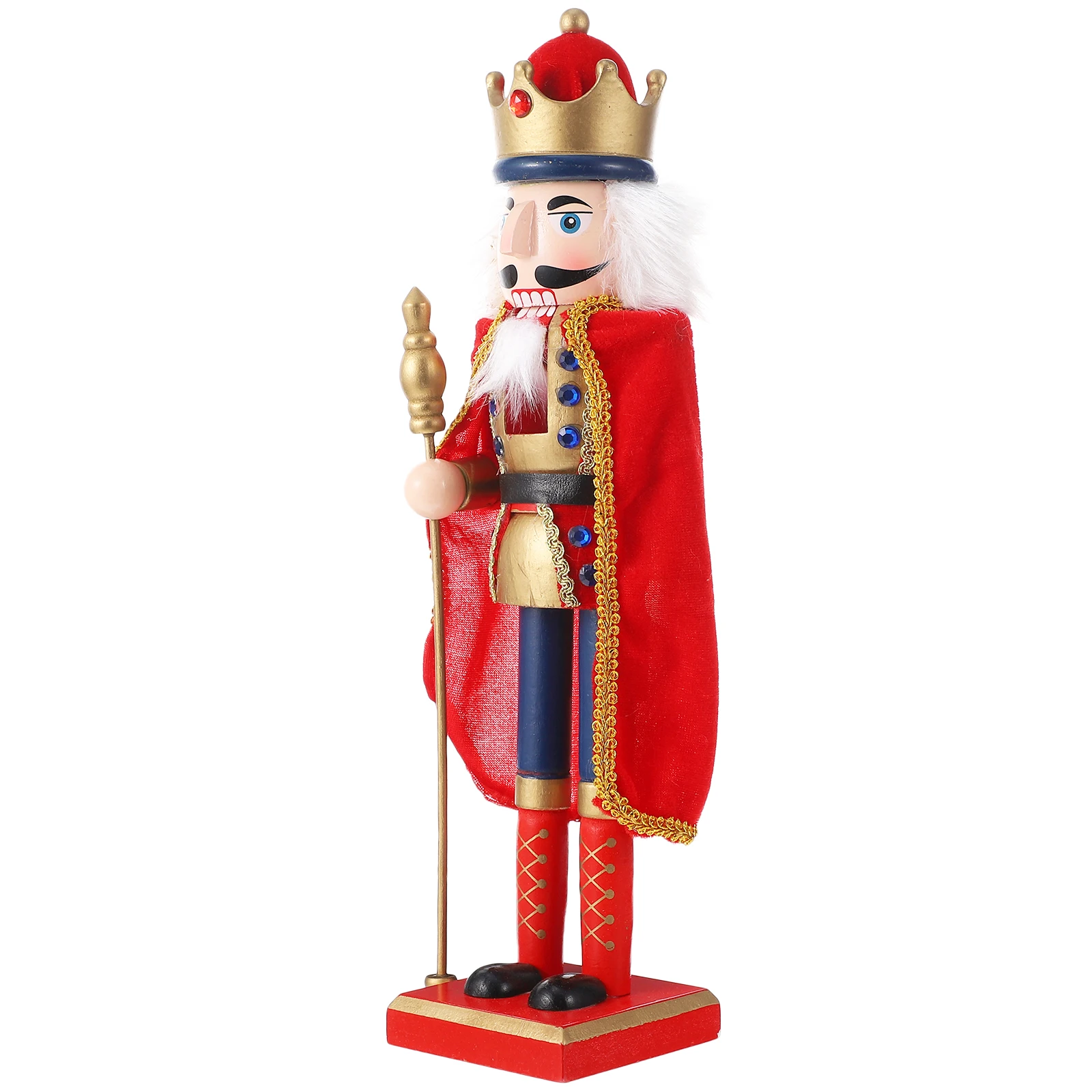 

Wooden Nutcracker Soldier Home Decor Party Decoration Christmas nament Walnut Toy Practical Bar Kitchen Bedroom Car