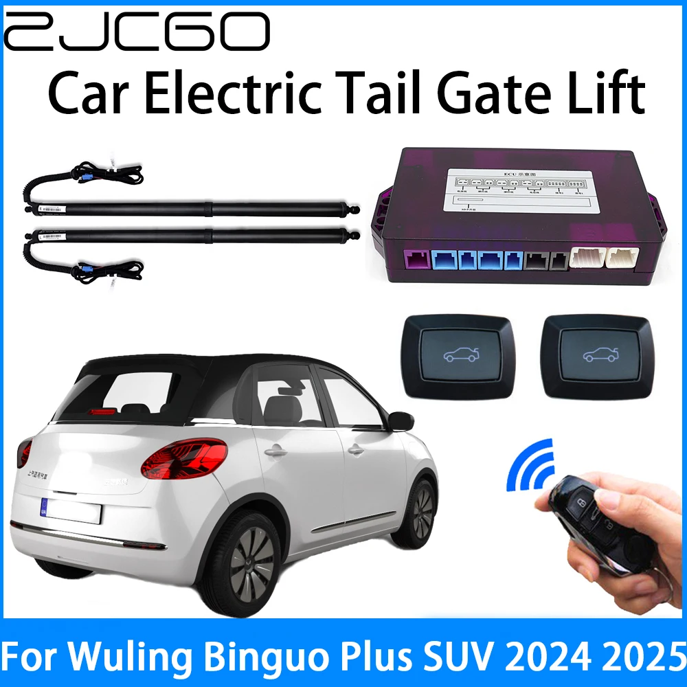 

ZJCGO Car Power Trunk Electric Suction Tailgate Intelligent Tail Gate Lift Strut For Wuling Binguo Plus SUV 2024 2025