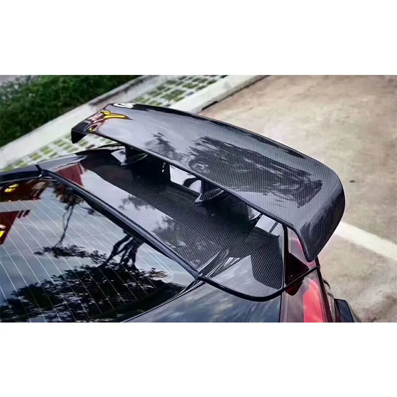 Universal Type Spoiler for Honda Civic Real Carbon Fiber Rear Wing Tail Fin Accessories Transform The Style