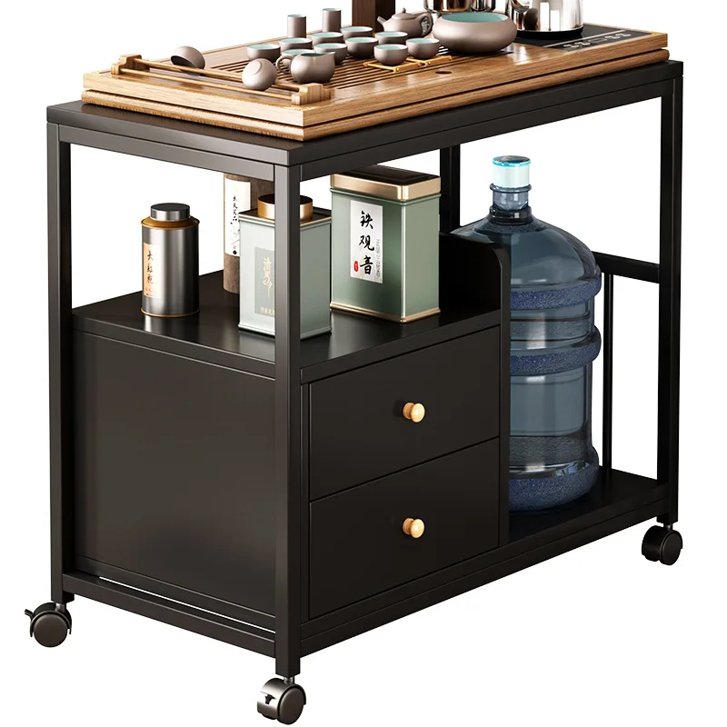 

Tea cabinet with wheel movable small