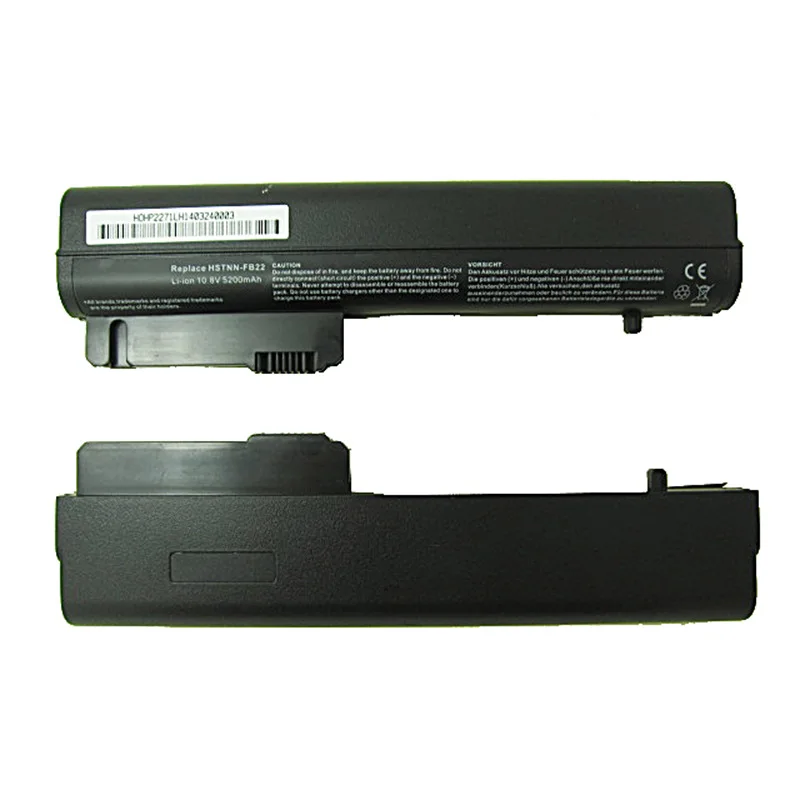 Brand New 5200mAh Laptop Battery HSTNN-FB22 For HP EliteBook 2530p 2540p 2510p NC2400 NC2410 HSTNN-DB22 HSTNN-DB65 HSTNN-FB21