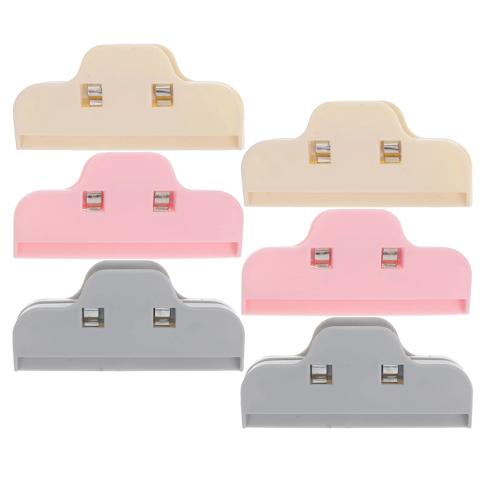 

6Pcs Edge Clips Multi-Purpose Sealing Clips for Food Bag Freshness Kitchen Storage Craft DIY Art Projects Snack